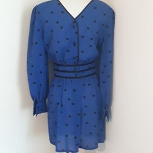 Vintage polka dot dress